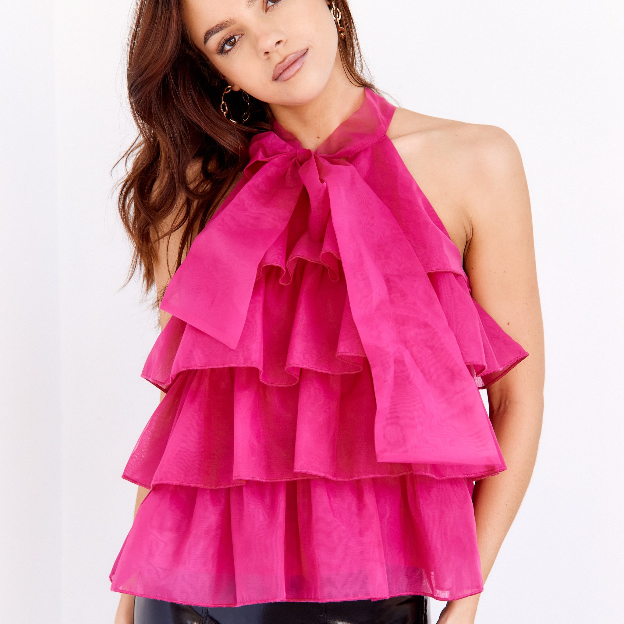 SALE - Ingrid Ruffle Tiered Tulle Top
