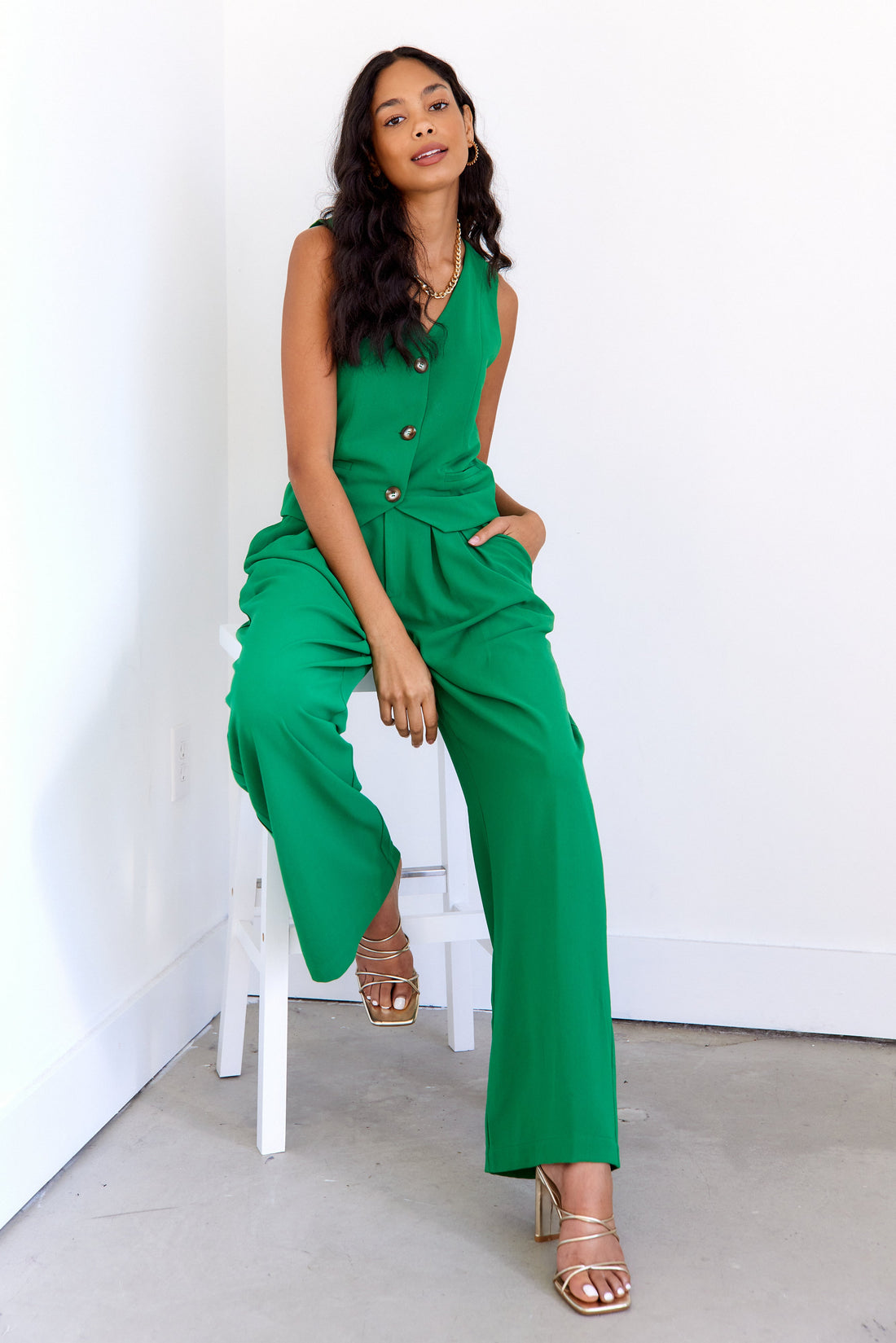SALE - Blair Pleated Trouser Pants