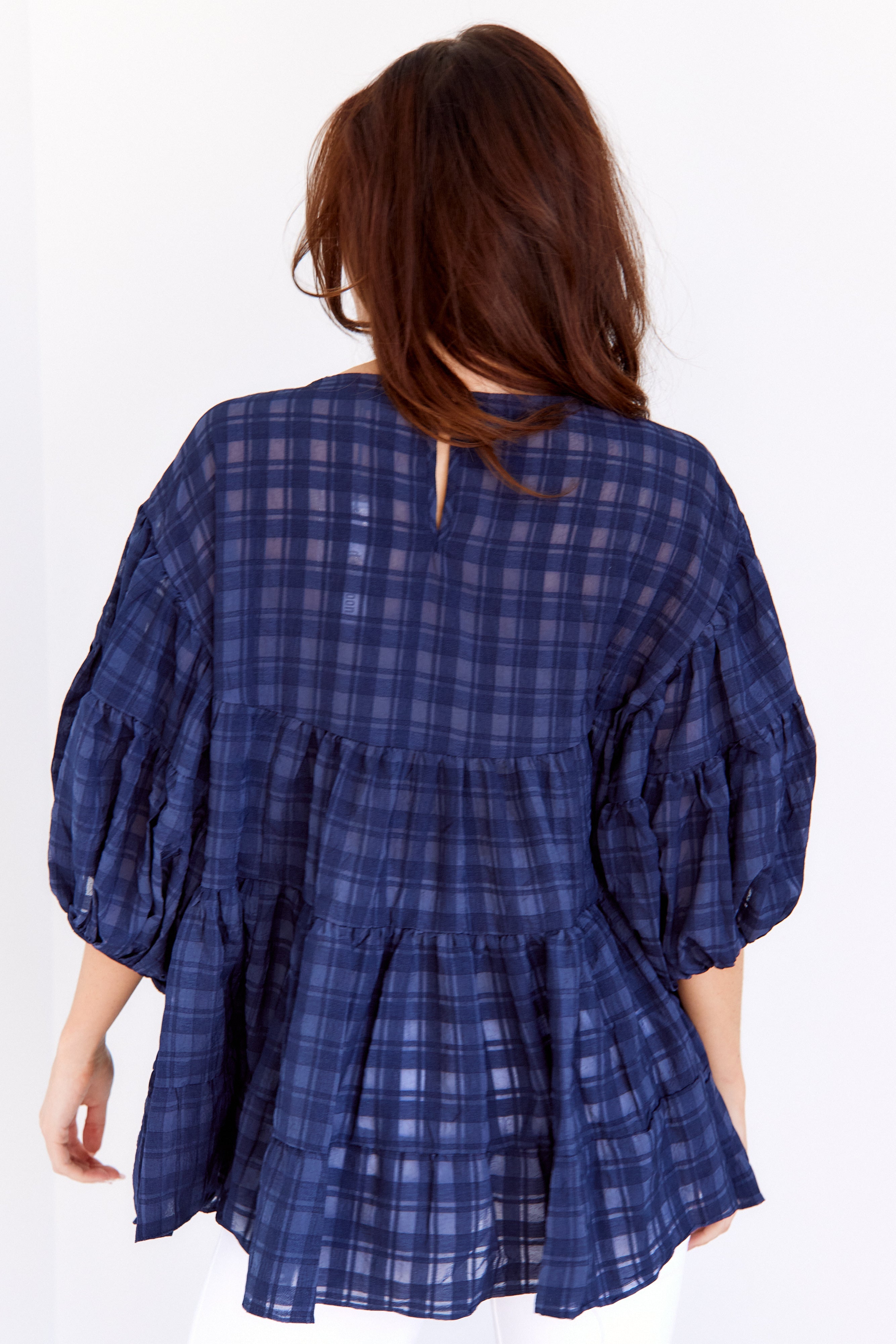SALE - Cecilia Textured Tiered Babydoll Top