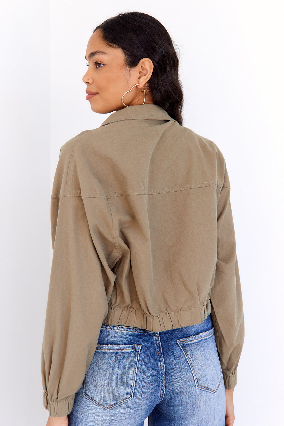 SALE - Arden Cropped Utility Jacket