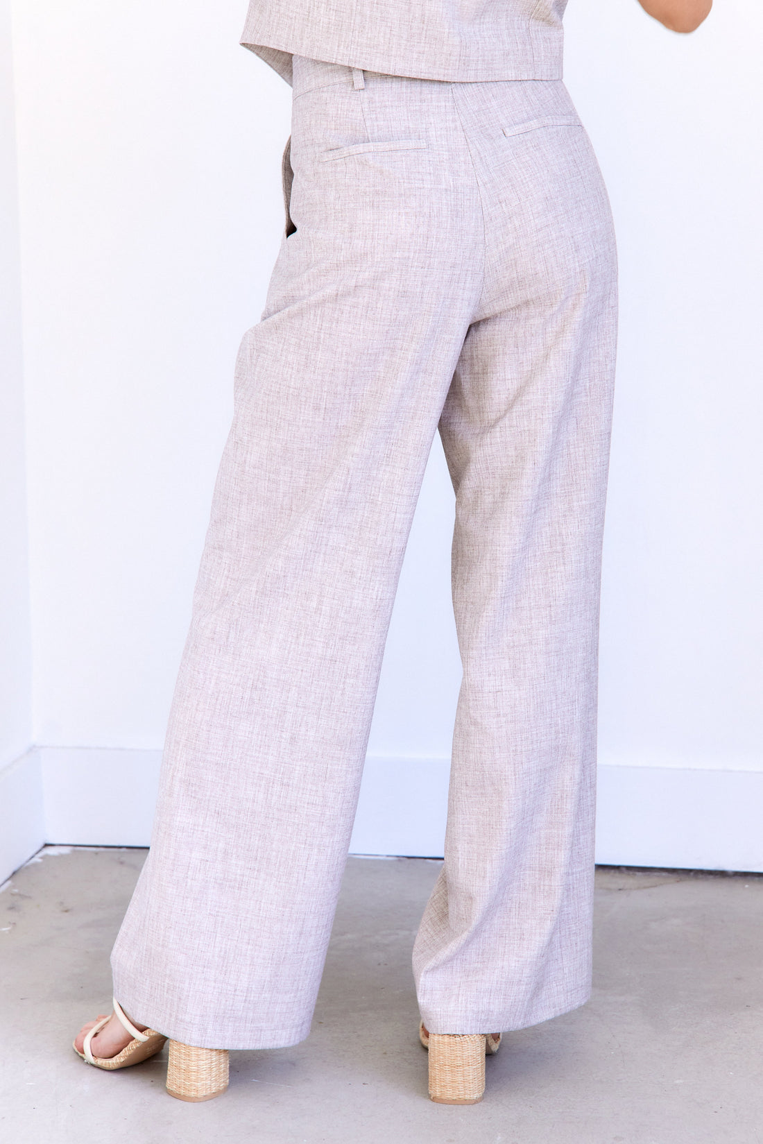 SALE - Peyton Wide Leg High Waisted Pants