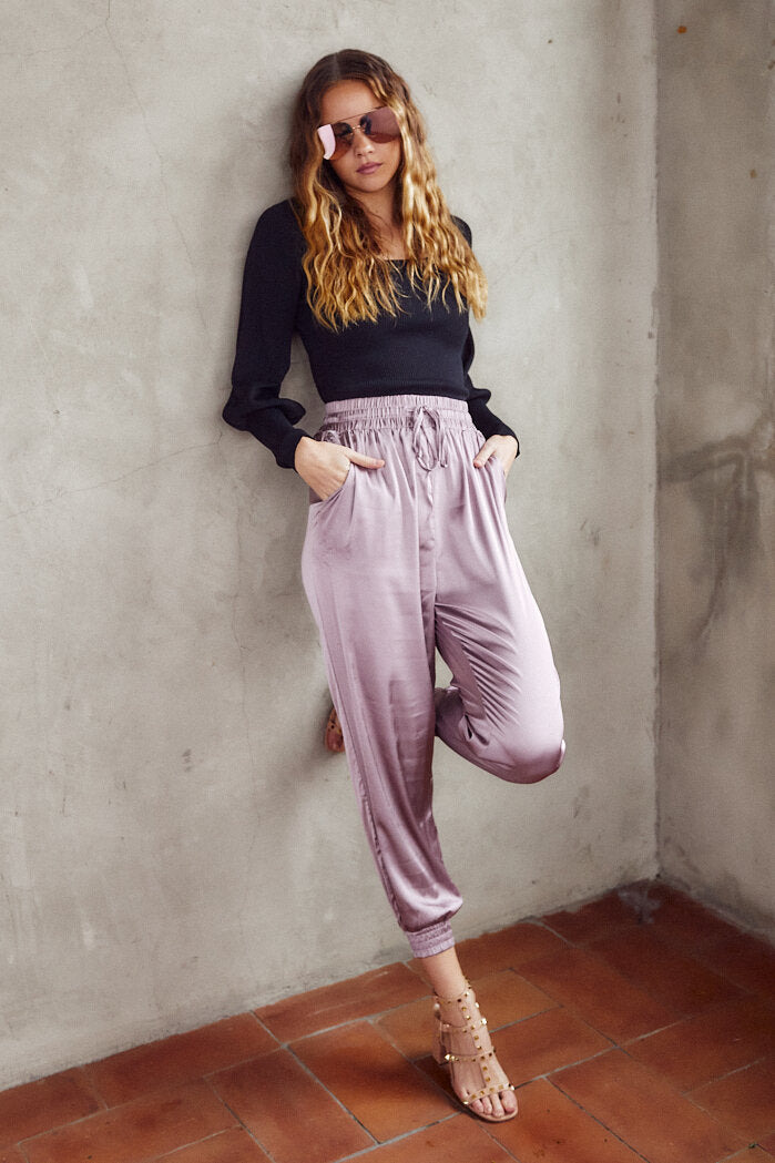Bara Satin Jogger