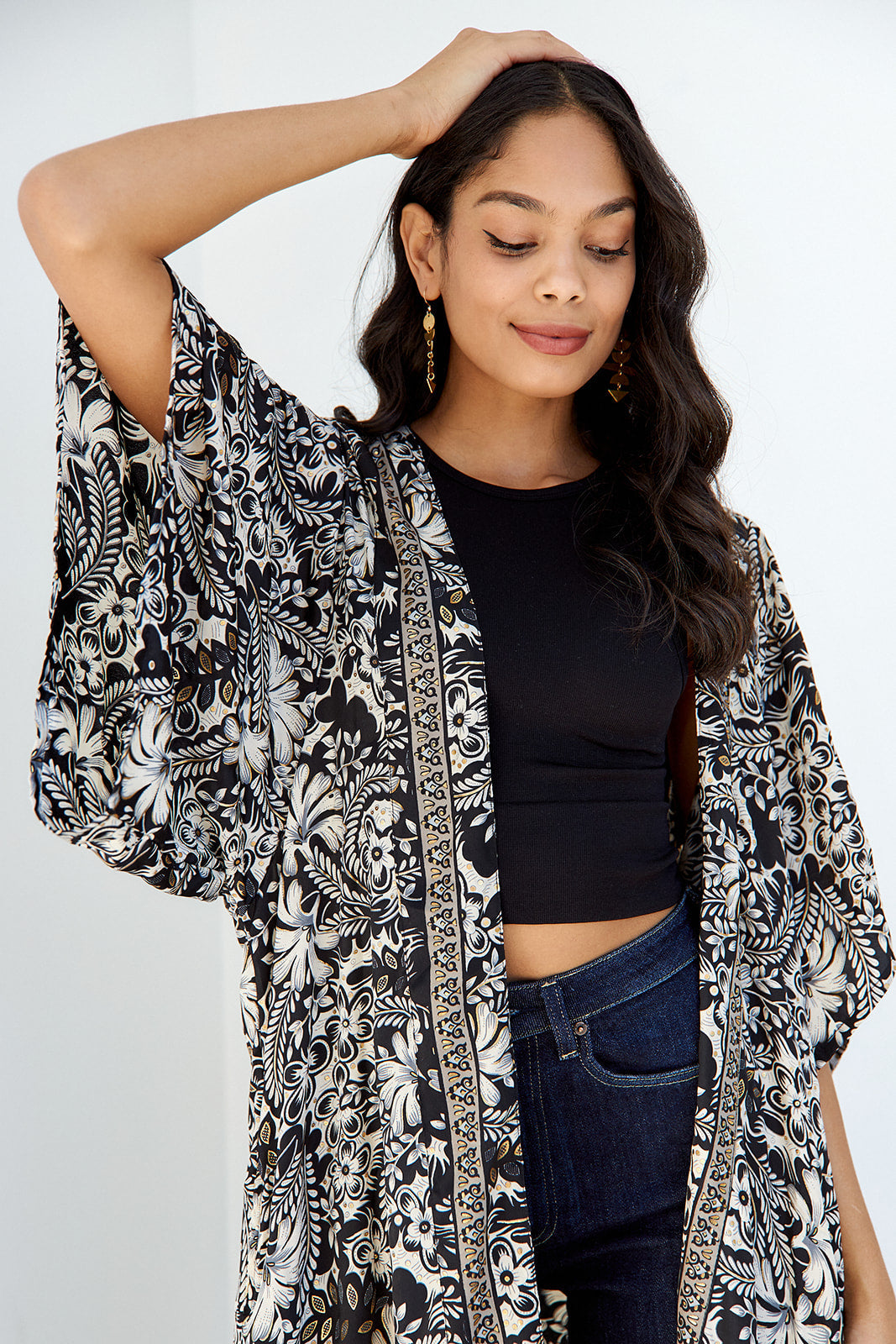 Kiki Kimono Sleeve Duster