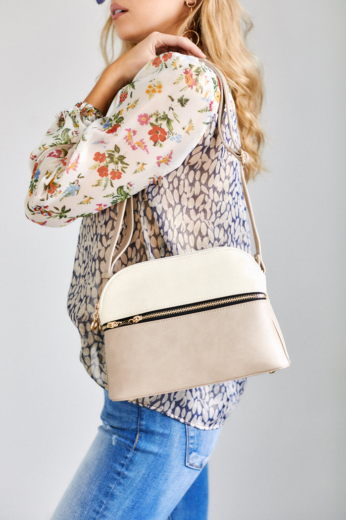 Milena Contrast Handbag