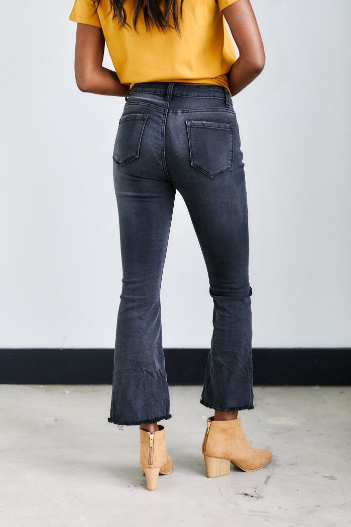 Mila Crop Flare Jeans