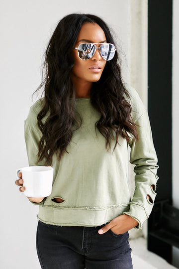 Lennon Distressed Sweatshirt