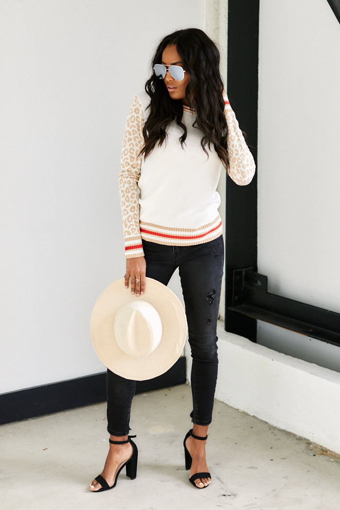 Sofia Animal Print Sweater
