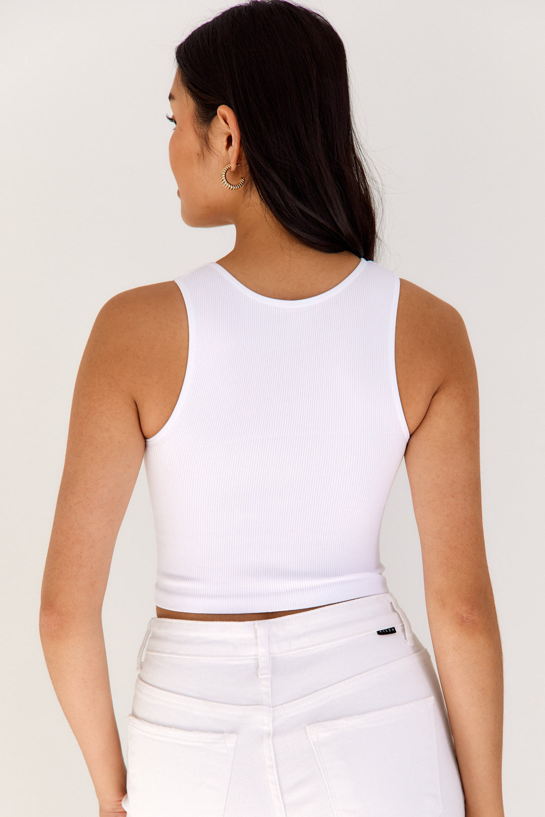 Echo Ribbed Cropped Tank