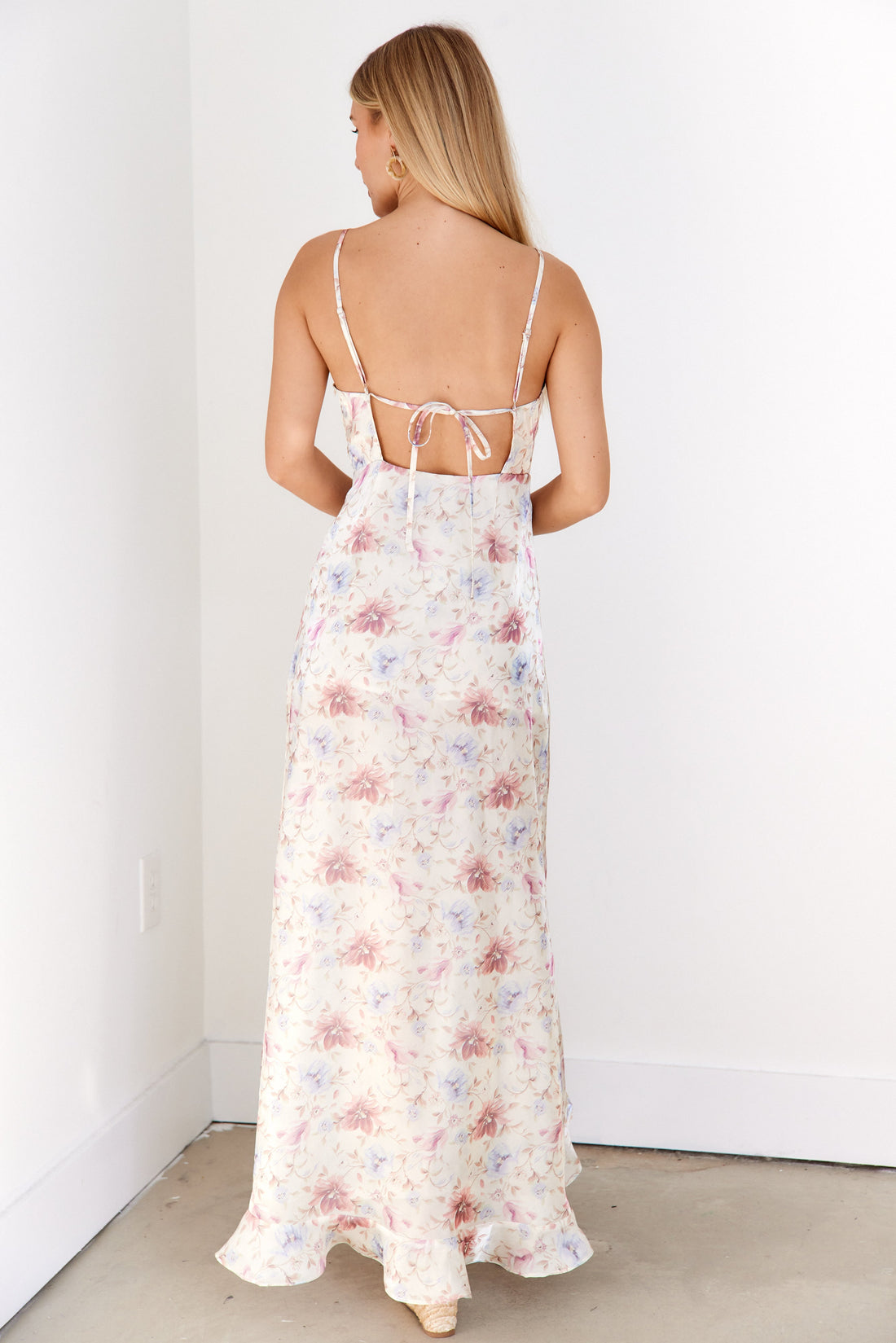 SALE - Erin Ruffle Front Slip Dress