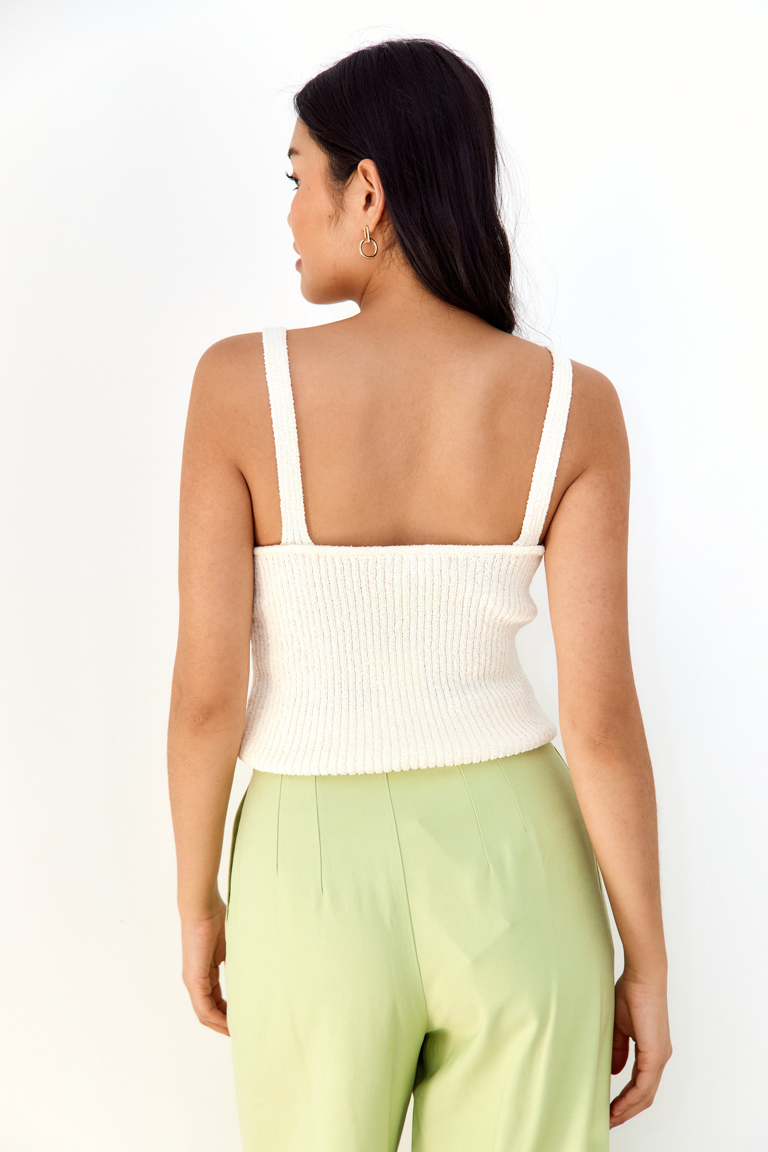 SALE - Jillian Sweetheart Sweater Tank