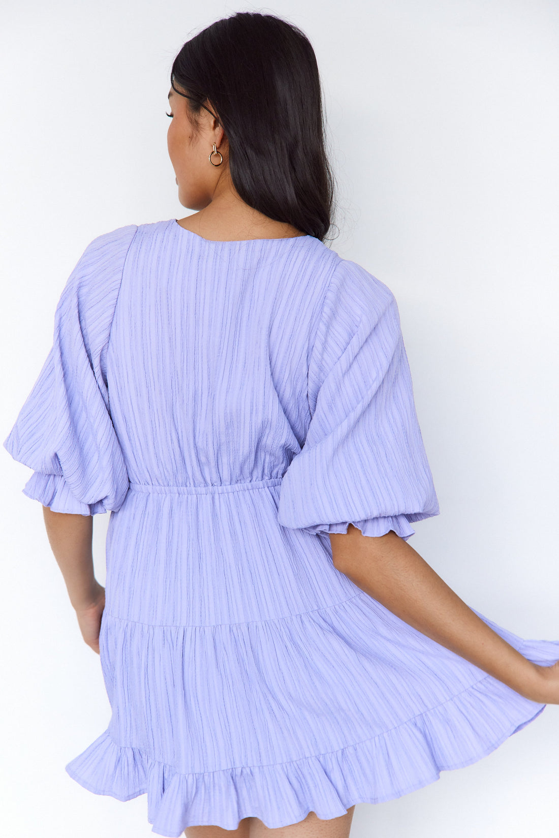 Jennifer Tie Front Peekaboo Dress