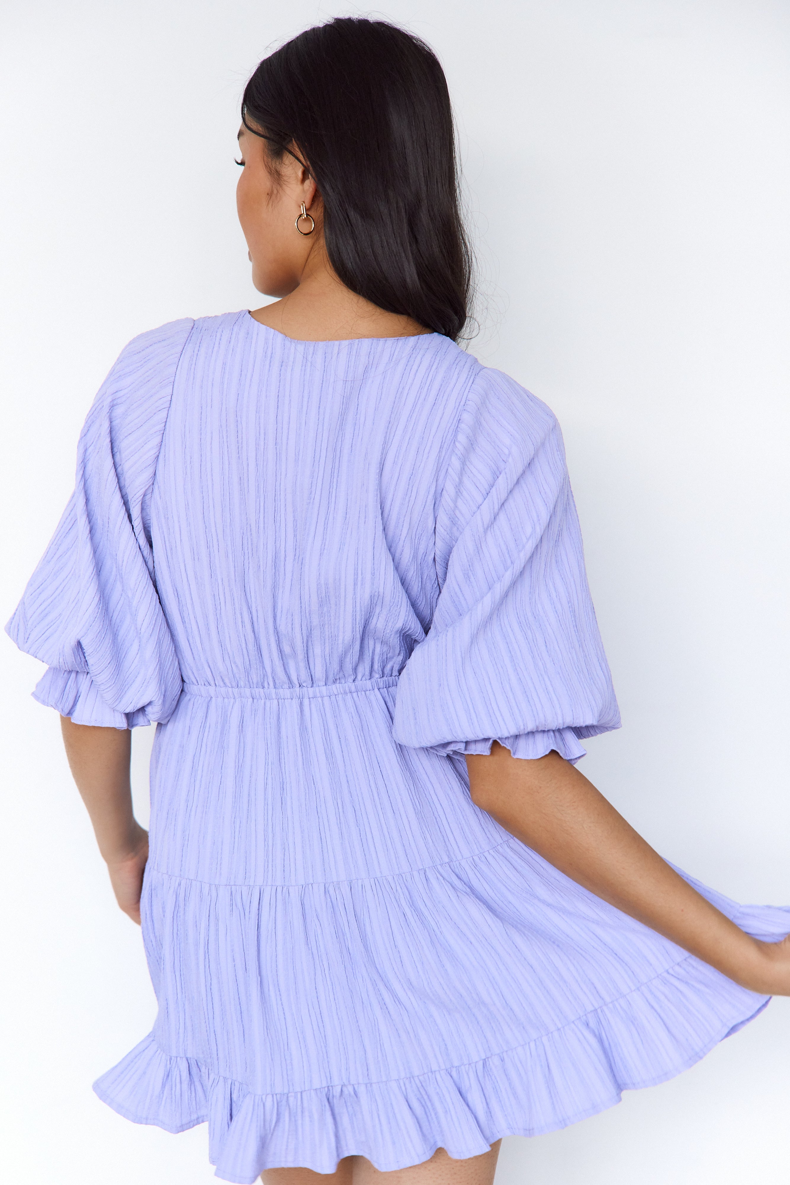 Jennifer Tie Front Peekaboo Dress