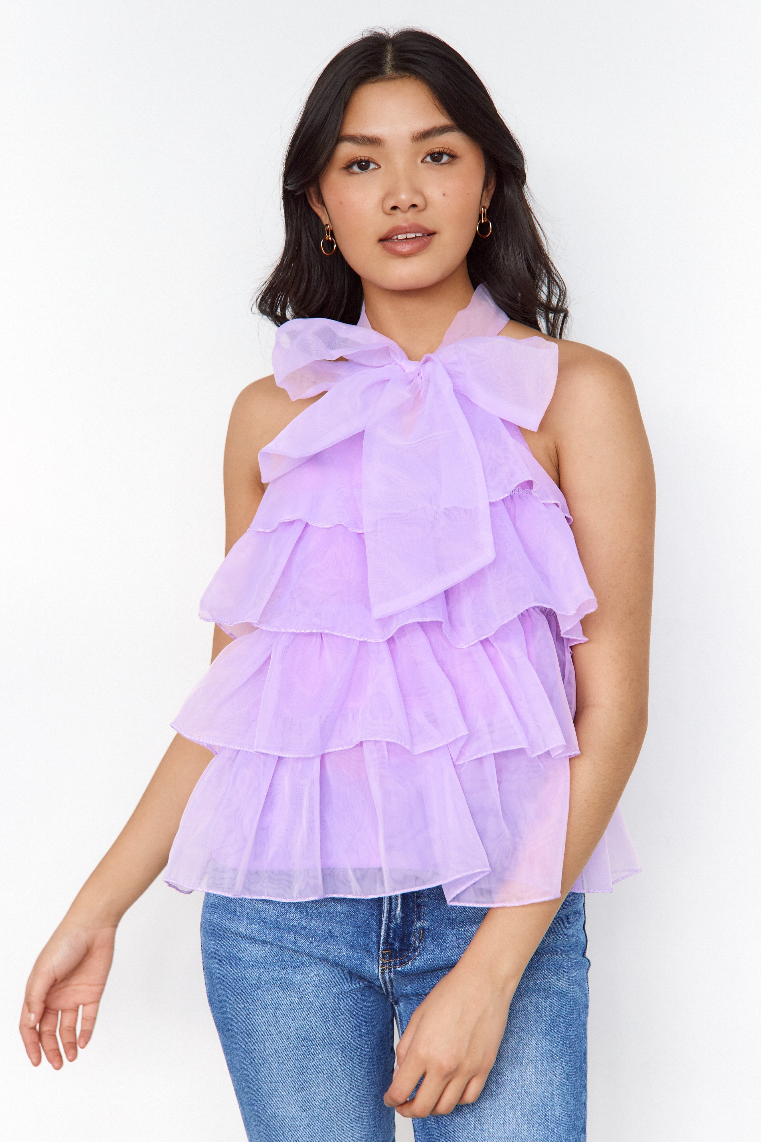 SALE - Ingrid Ruffle Tiered Tulle Top
