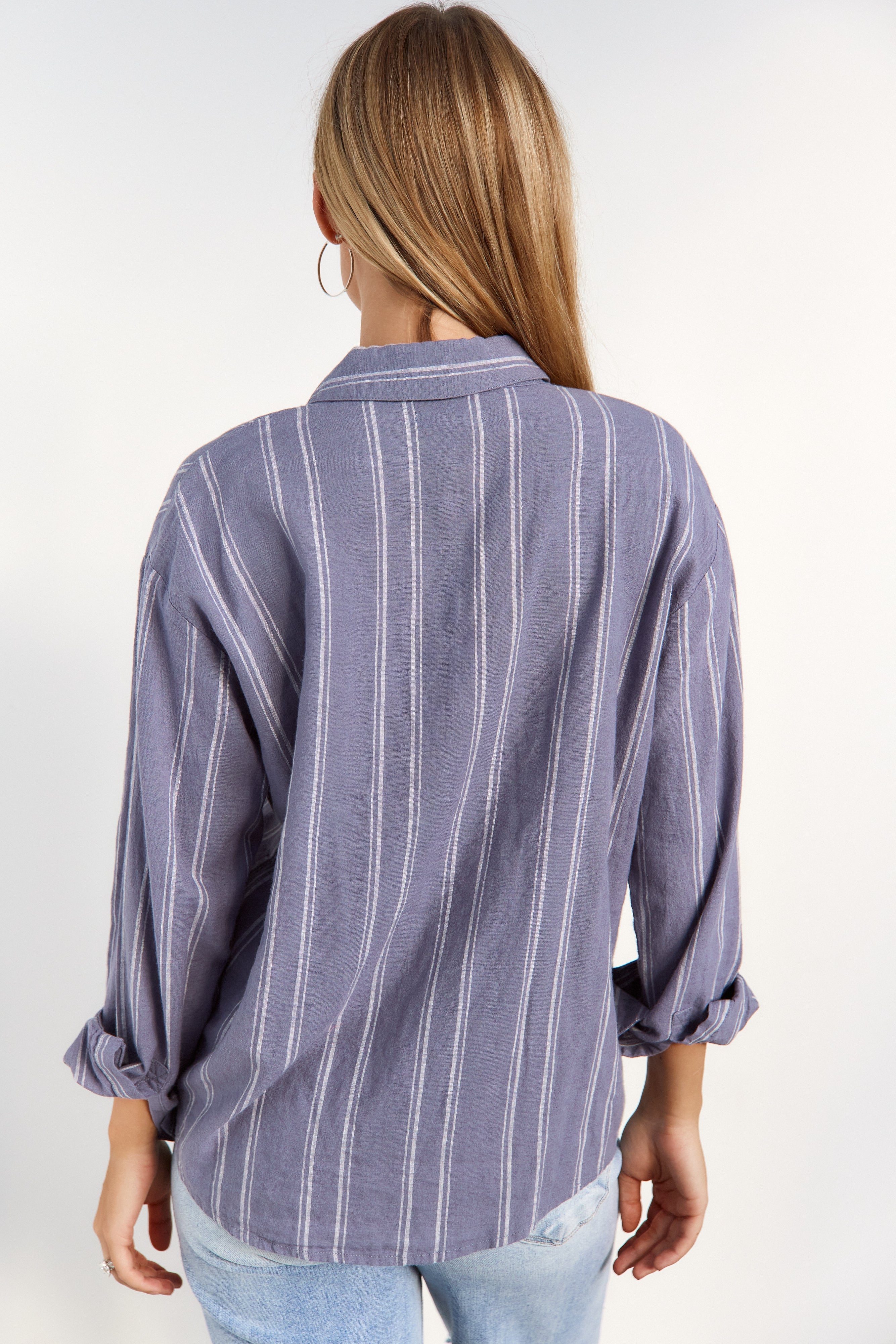 Z Supply Sunday Striped Button Up Shirt