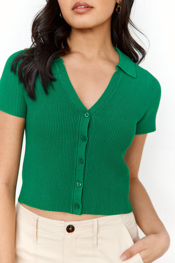 SALE - Joyce Rib Knit Polo