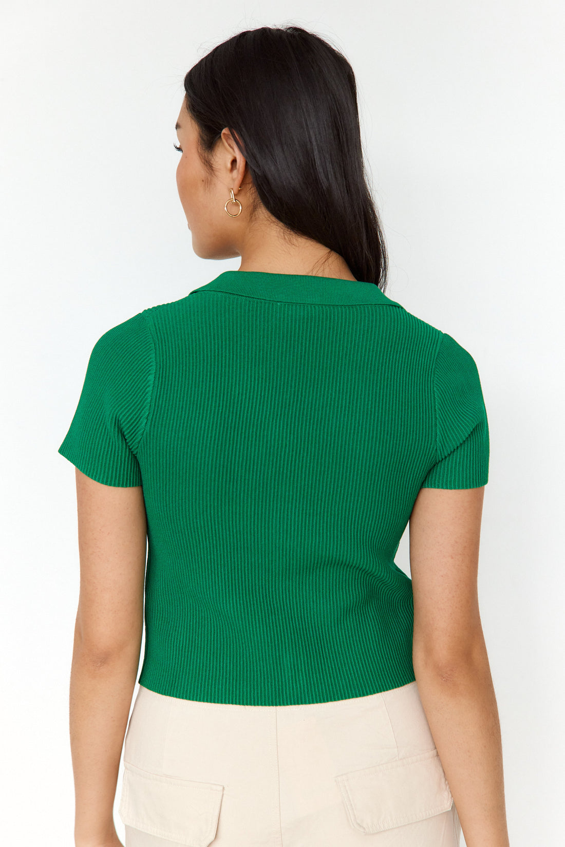 SALE - Joyce Rib Knit Polo