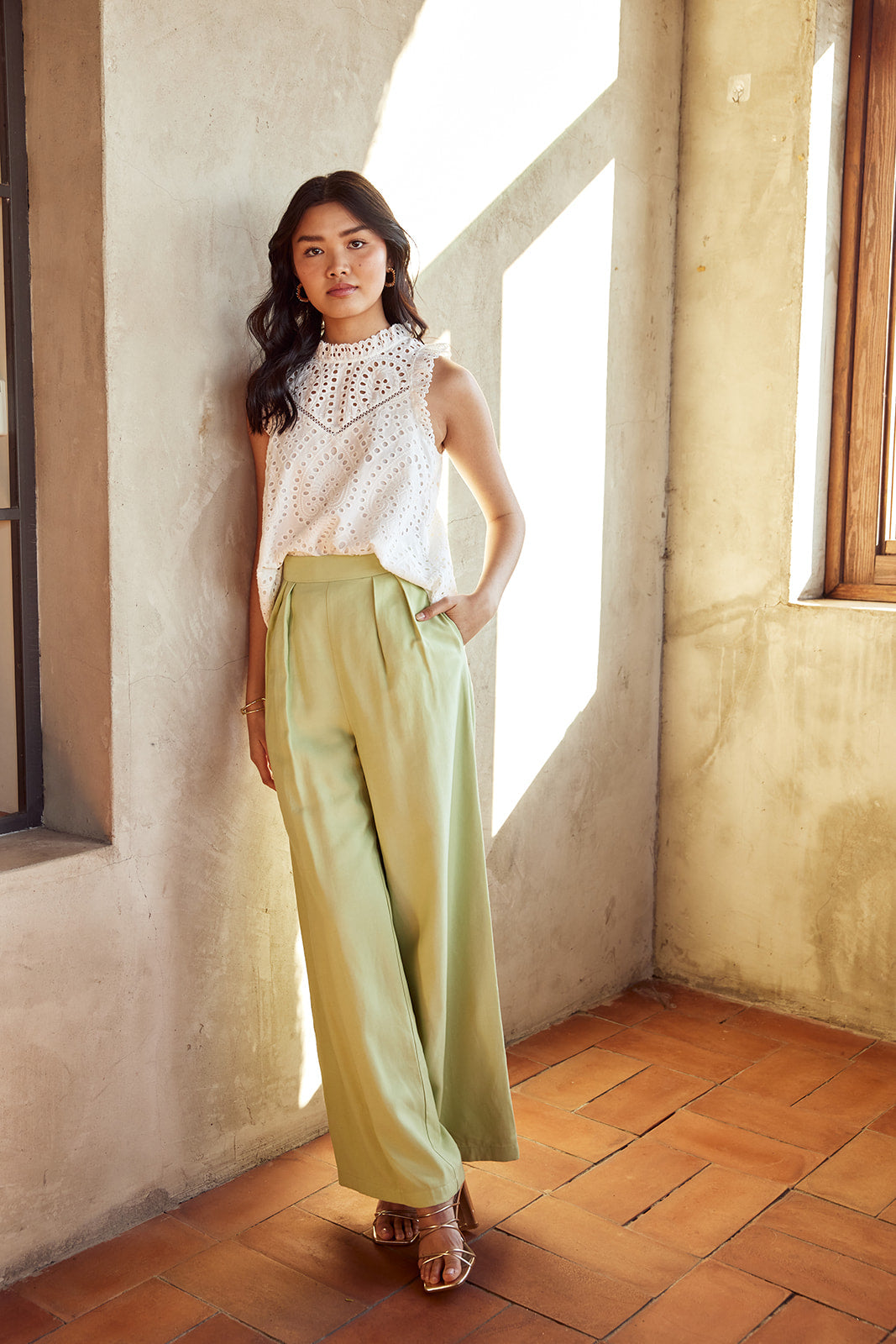 SALE - Josephine Wide Leg Full Length Pants