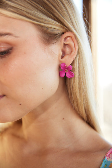 Maggy Small Floral Studs
