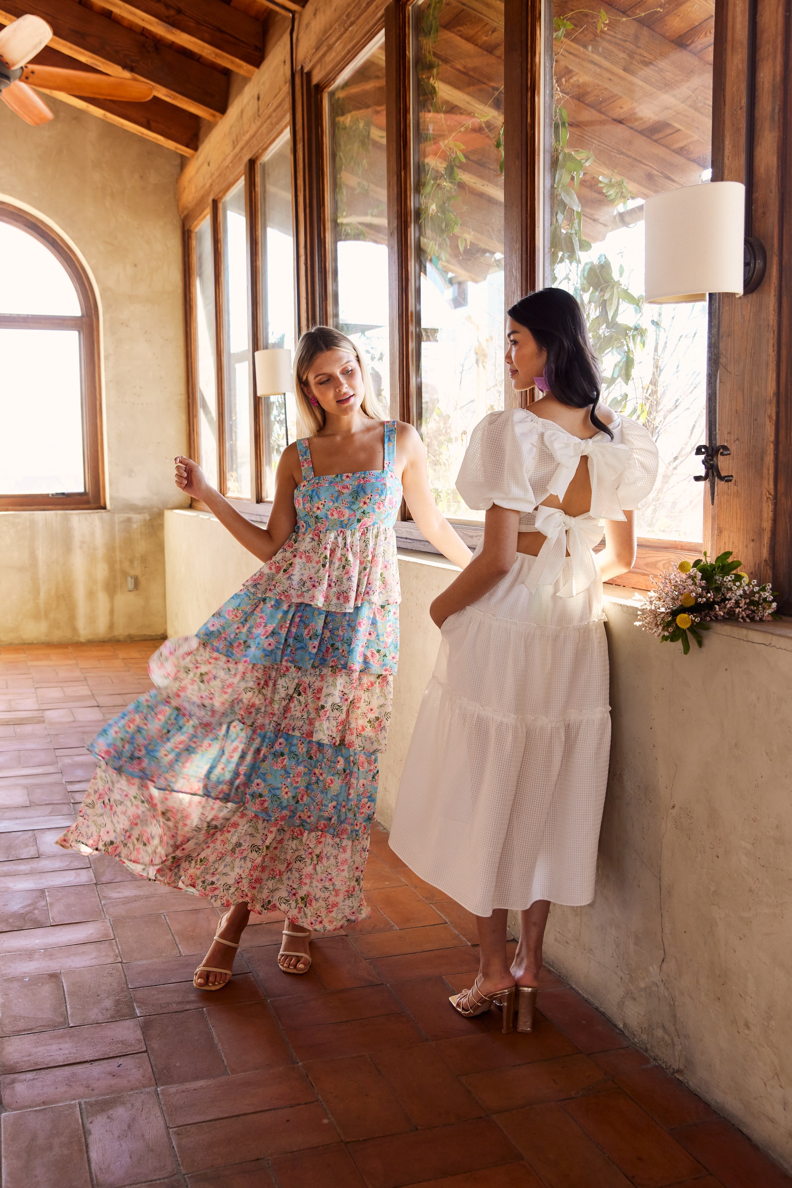 Kim Tiered Floral Maxi Dress