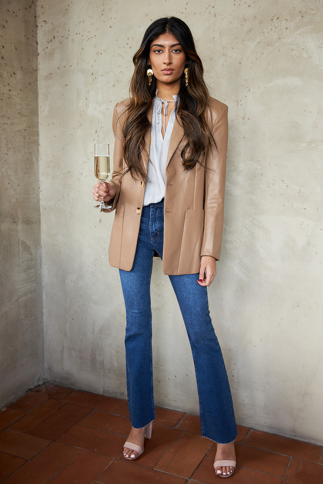 Rydley Leather Blazer