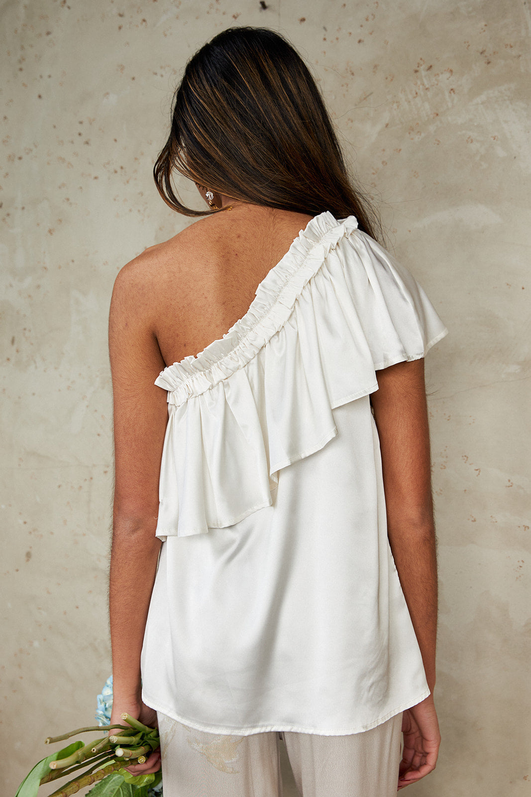 Evonne One Shoulder Blouse