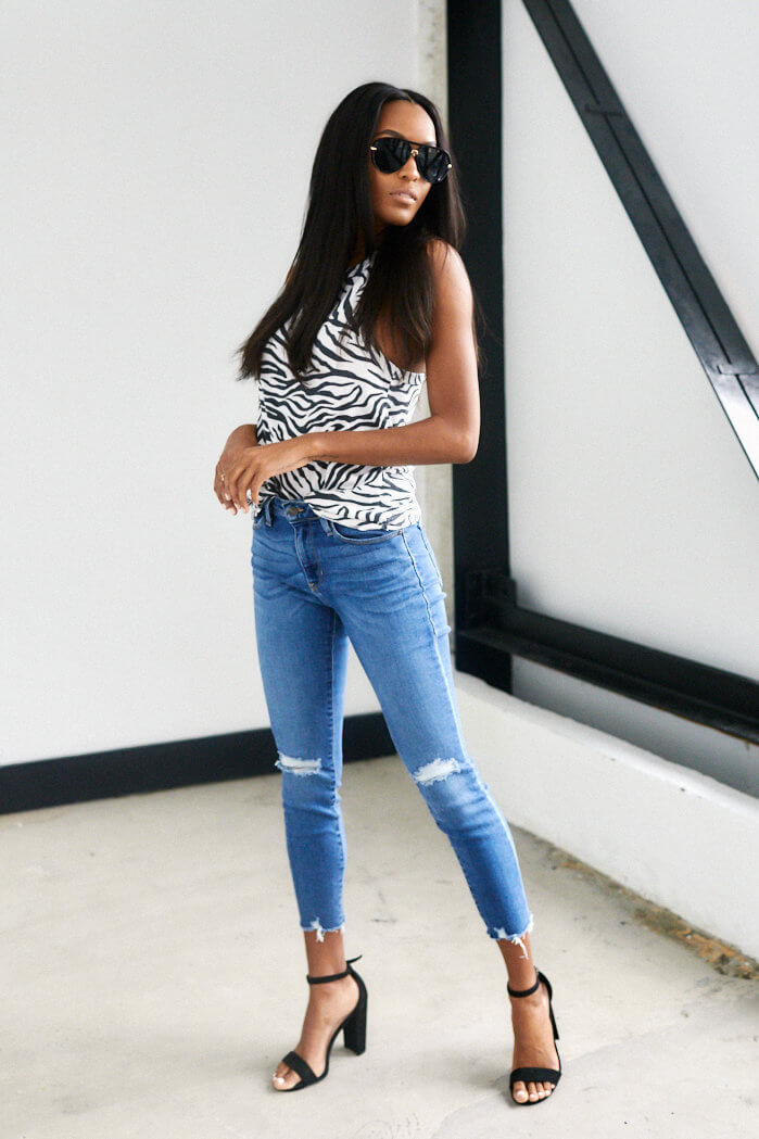 Luca Distressed Skinny Jean