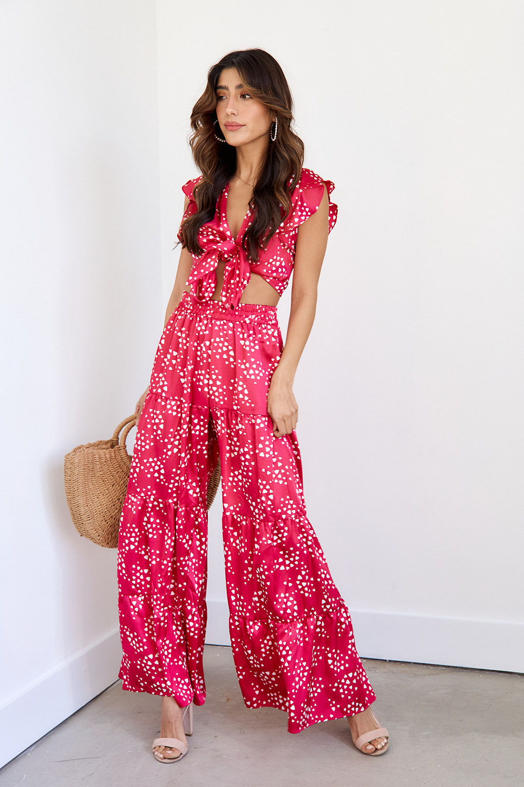 Raley Printed Tiered Pant