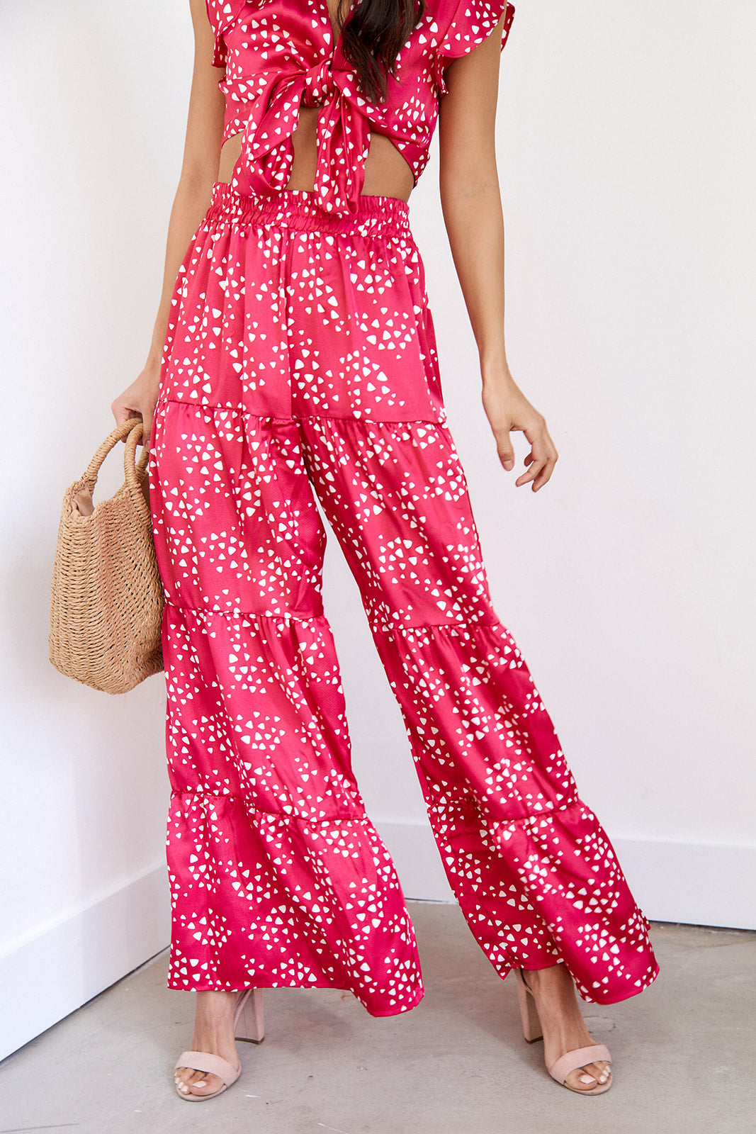 Raley Printed Tiered Pant