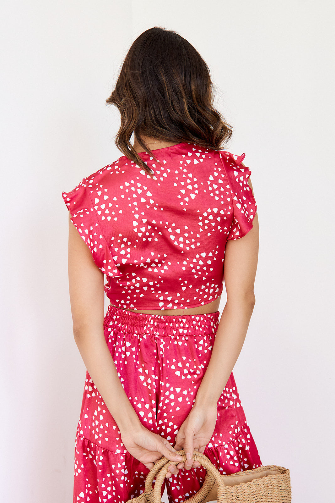 Raley Printed Cropped Top