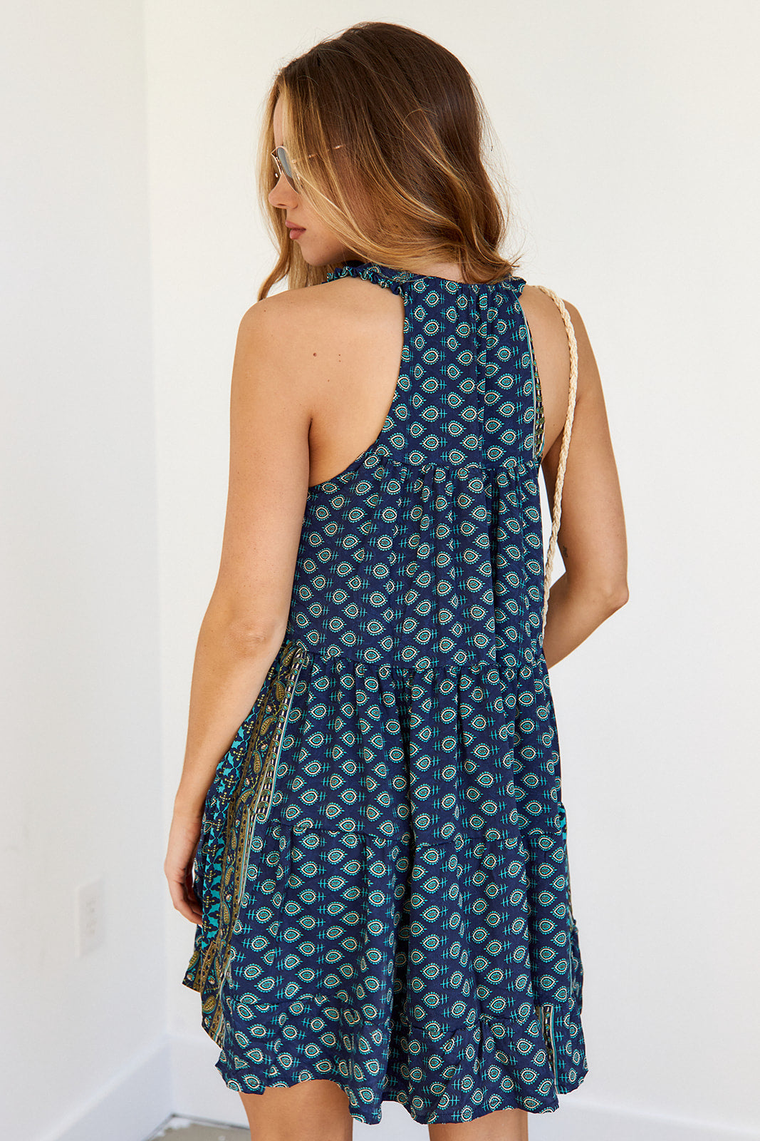 Ezra Paisley Printed Dress