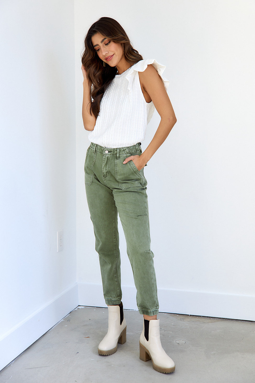 Jade Slim Fit Denim Jogger