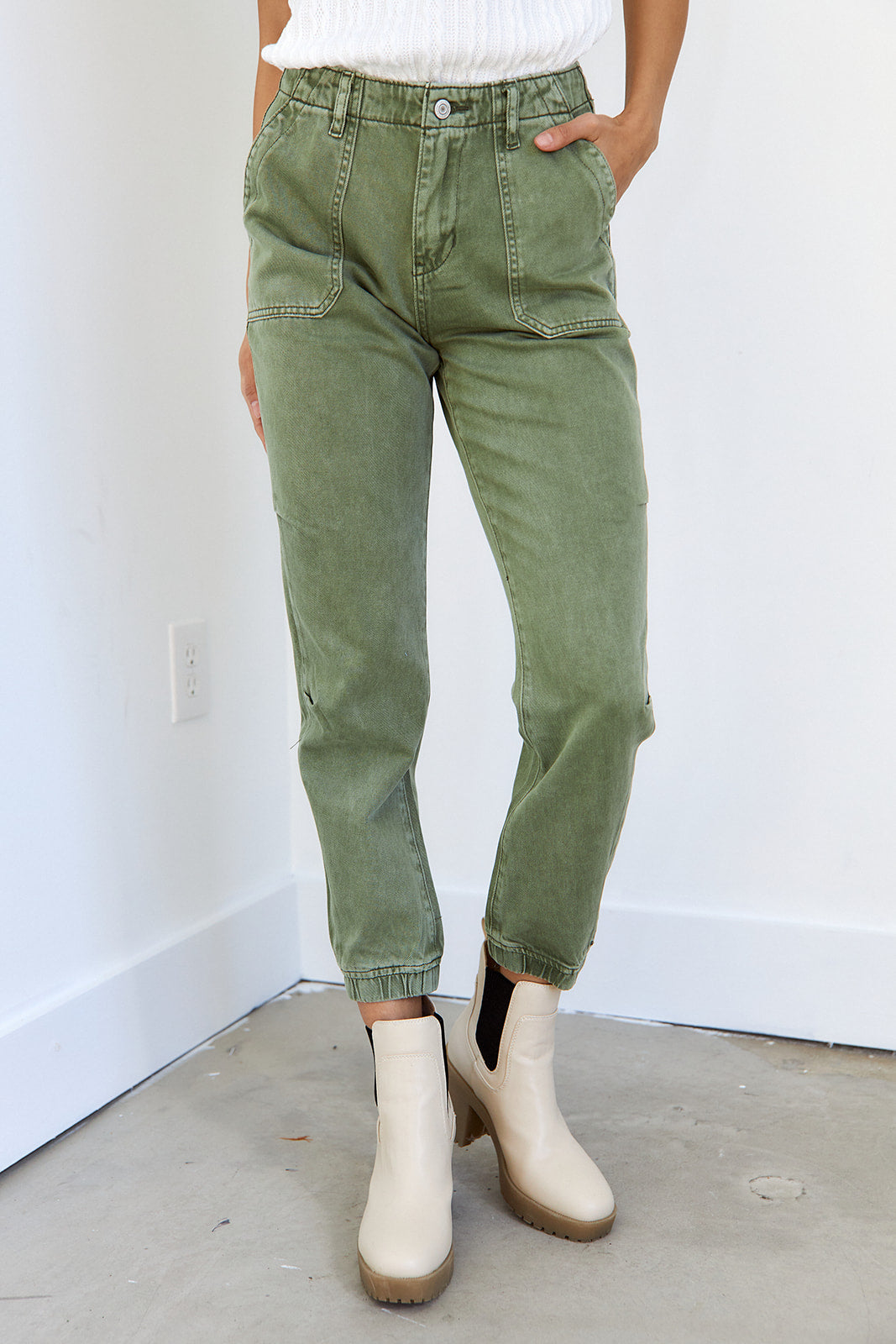 Jade Slim Fit Denim Jogger