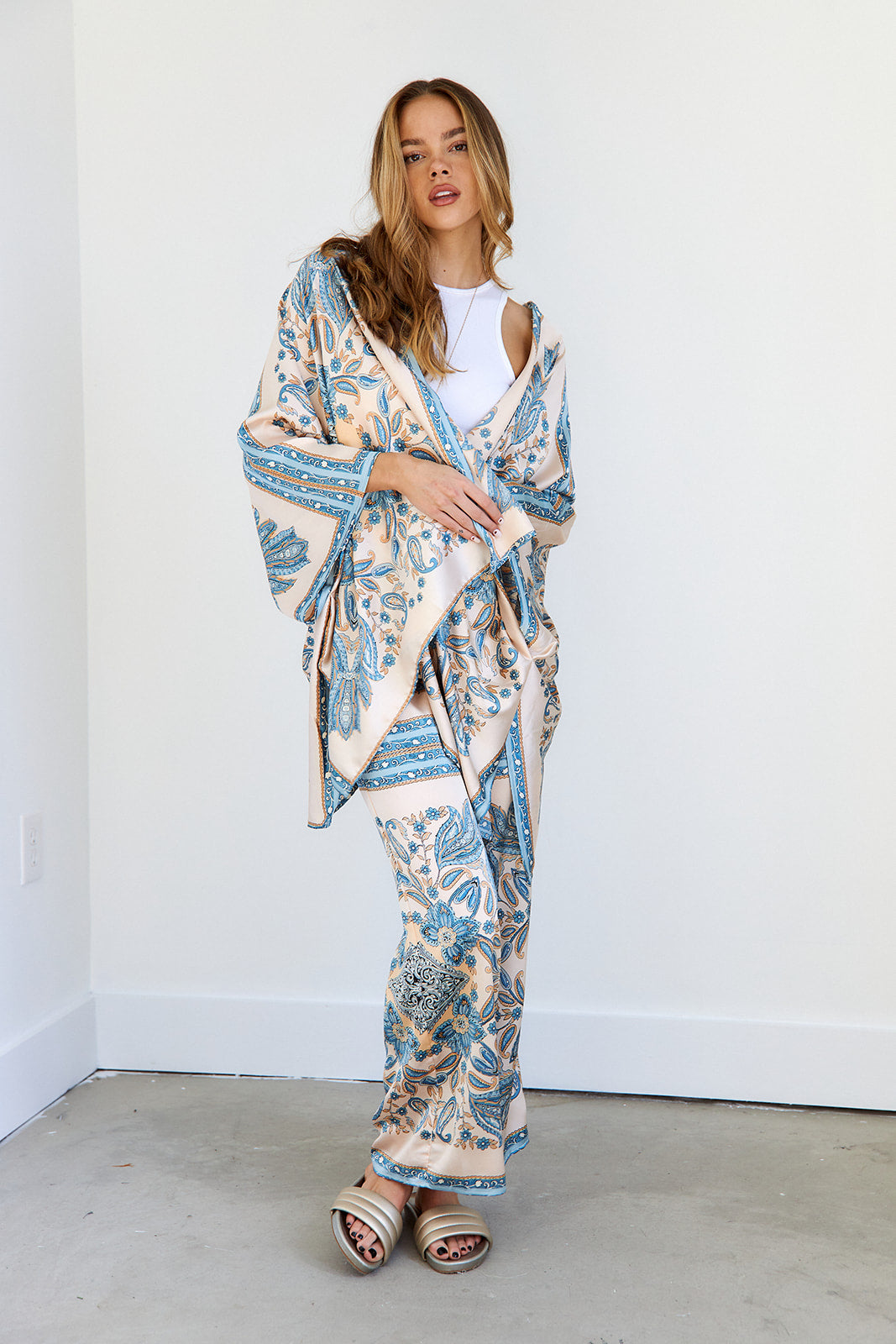 Monty Printed Kimono