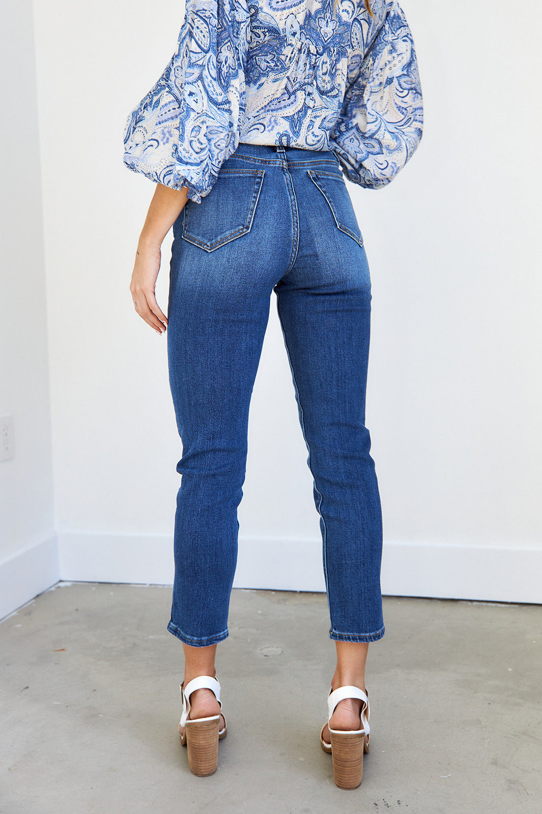 Taycen High Rise Straight Leg Jeans