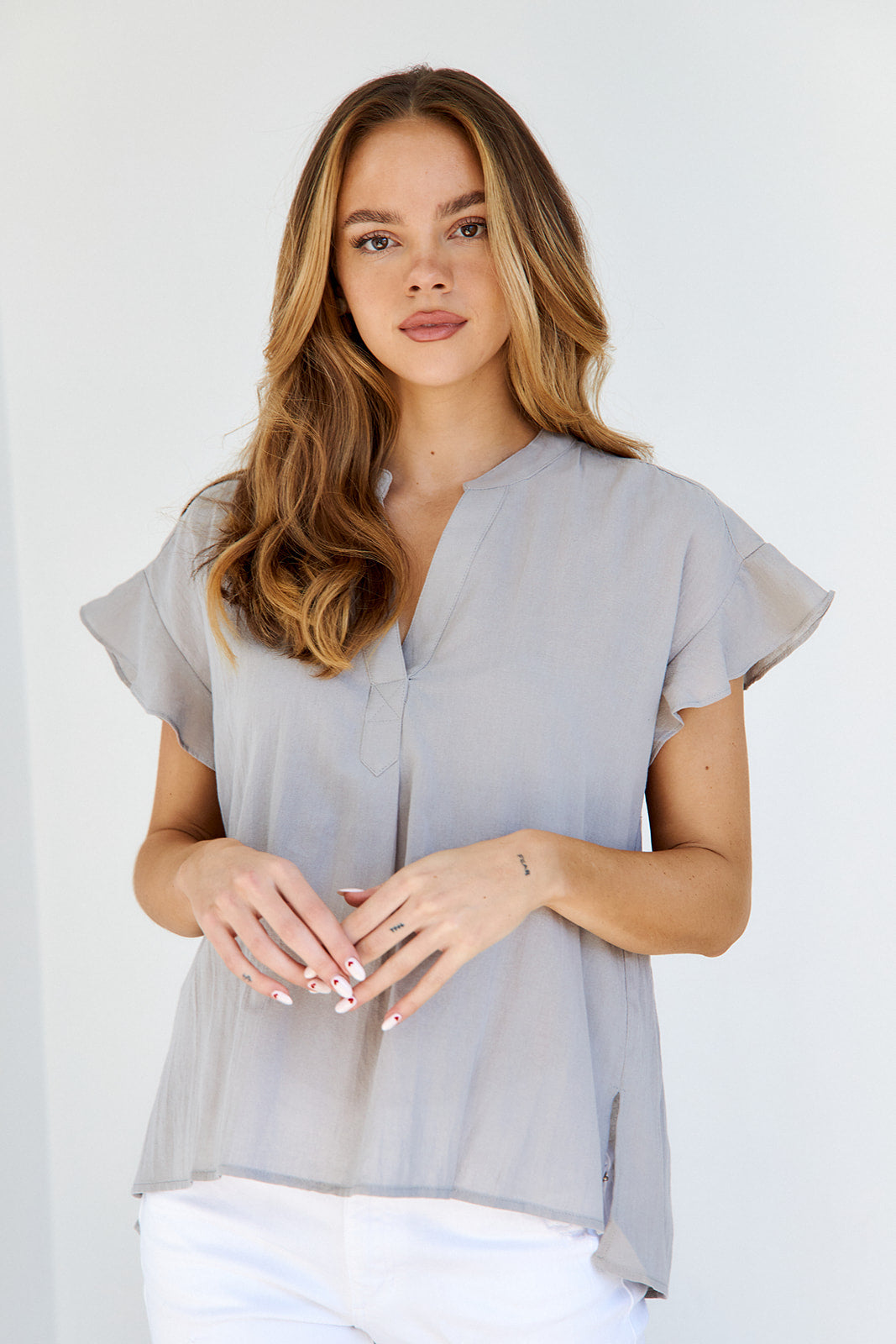 Maude V Neck Blouse