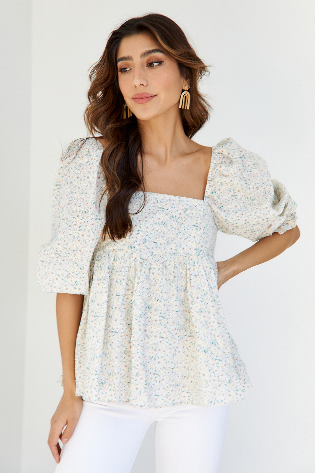 Cadence Puff Sleeve Blouse