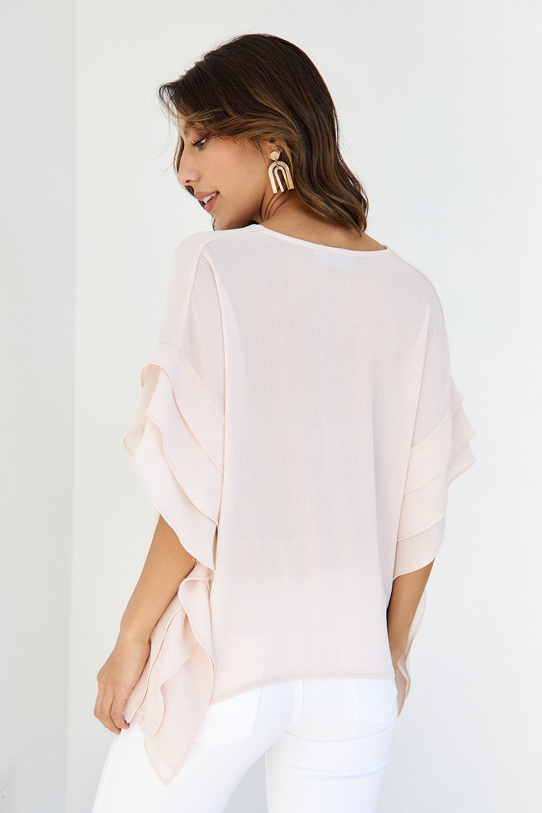 Piper Ruffled Sleeve Blouse
