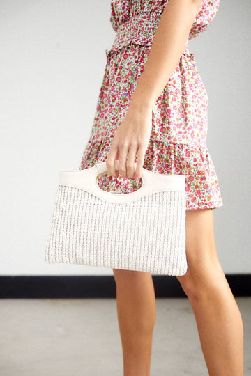 Lara Woven Crossbody with Strap
