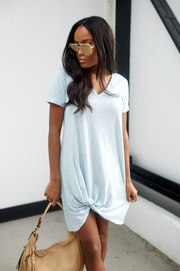 Z Supply Triblend Side Knot Dress
