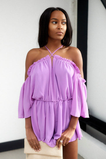 Kinley Cold Shoulder Romper