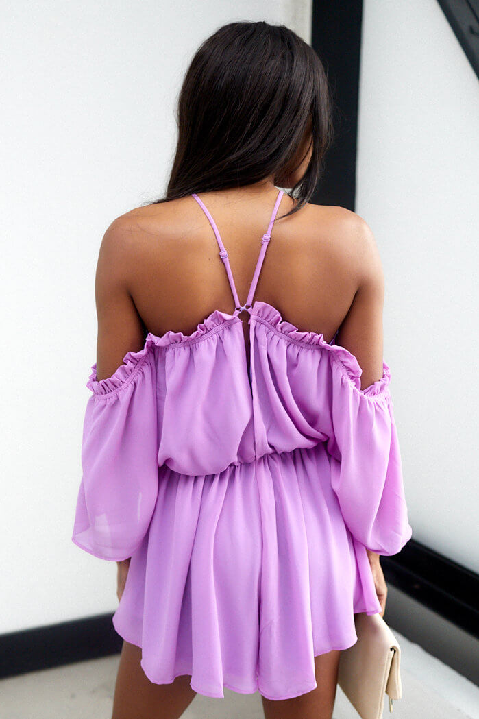 Kinley Cold Shoulder Romper
