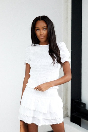 Faye Smocked Top