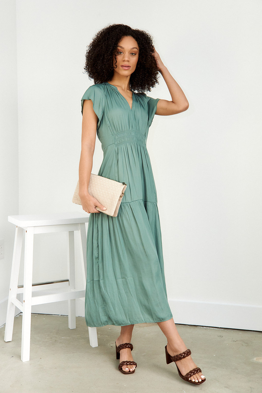 Lenope Midi Dress