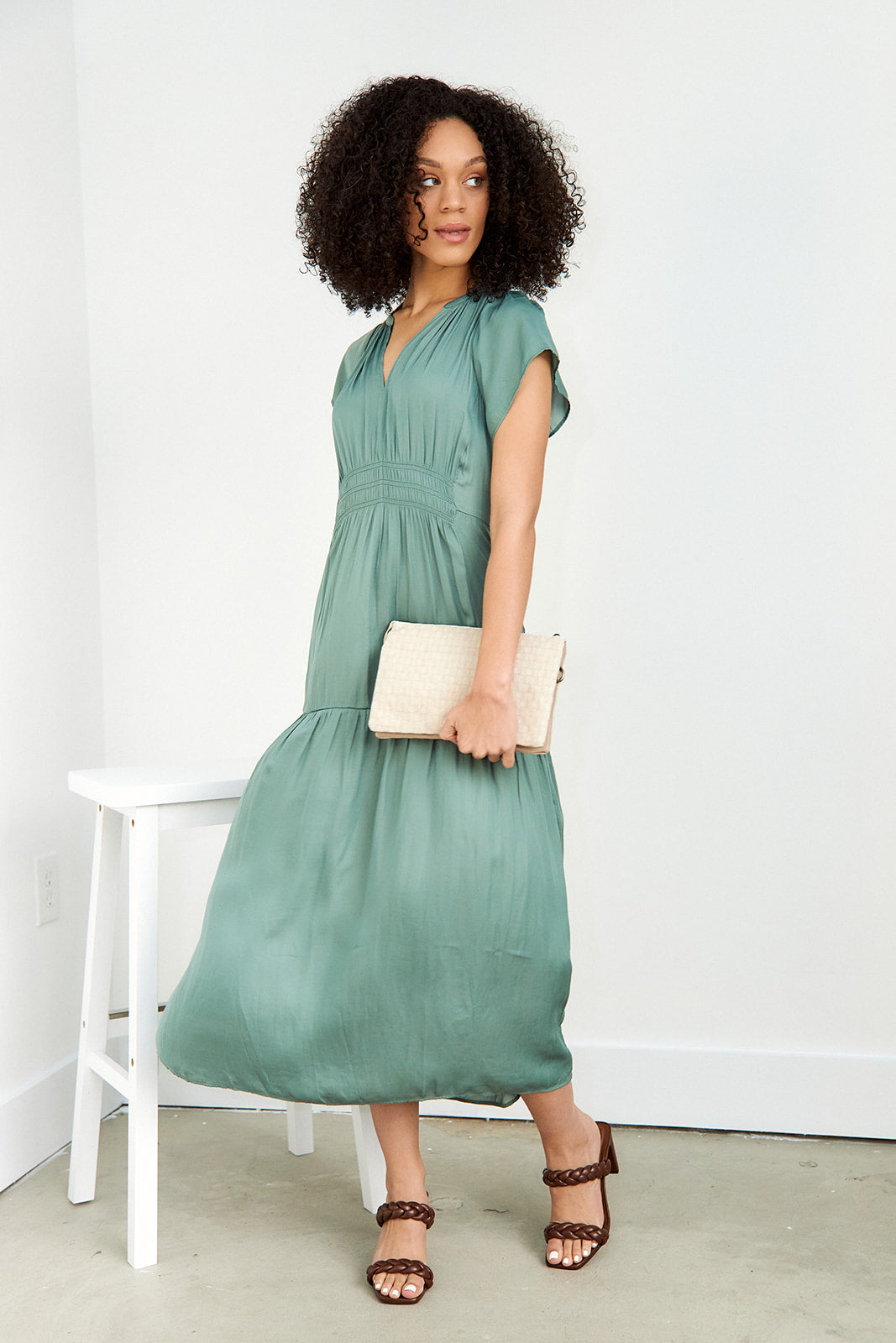 Lenope Midi Dress