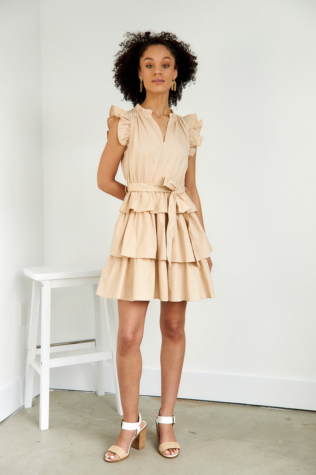 Saba Ruffle Mini Dress