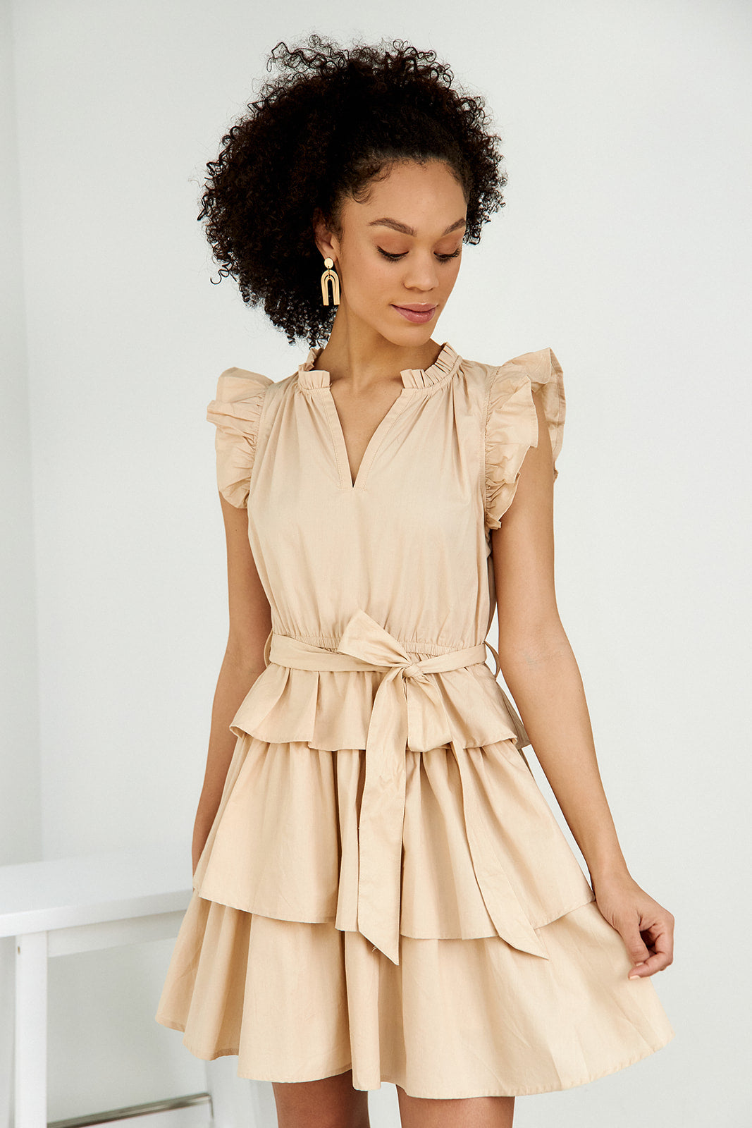 Saba Ruffle Mini Dress