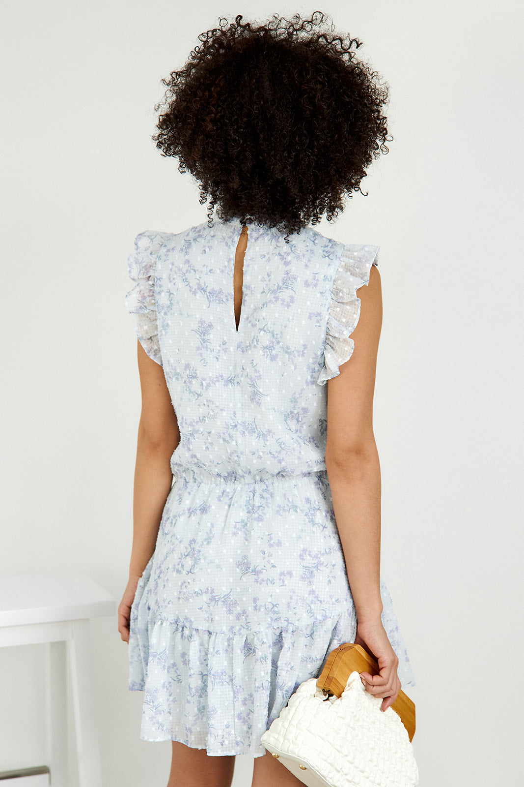 Dahlia Mini Ruffle Detail Dress