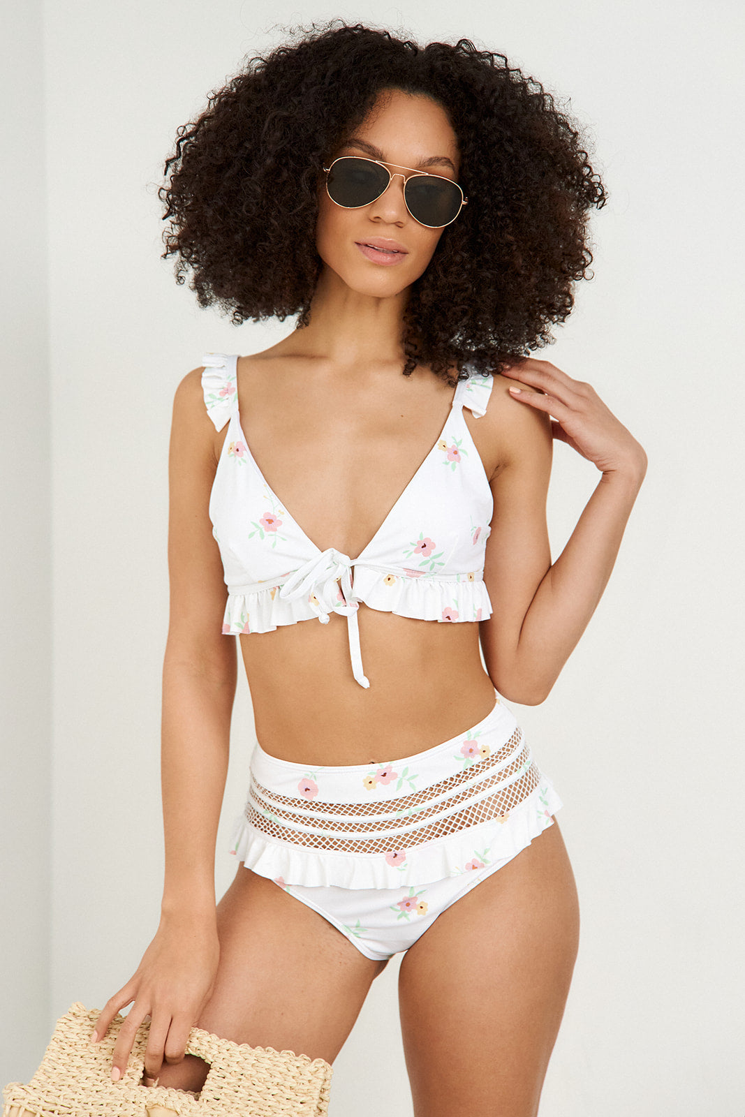 SALE- Vito Ruffle Detail High Waisted Bottom