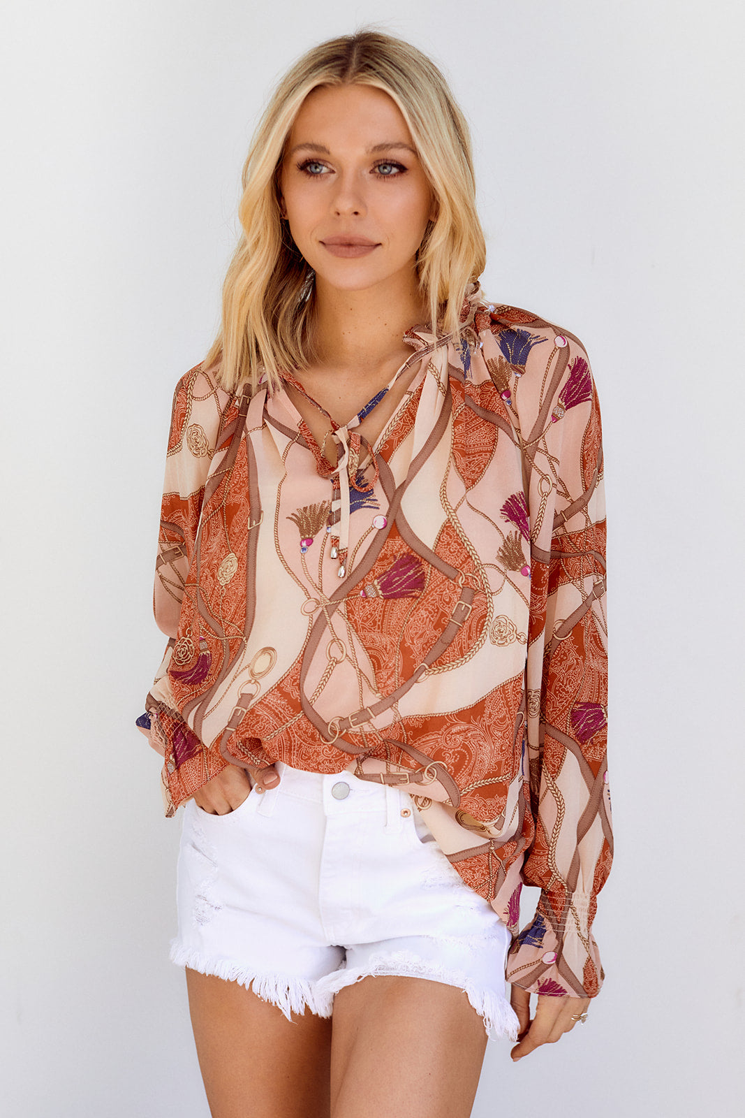 Scarlett Printed Blouse