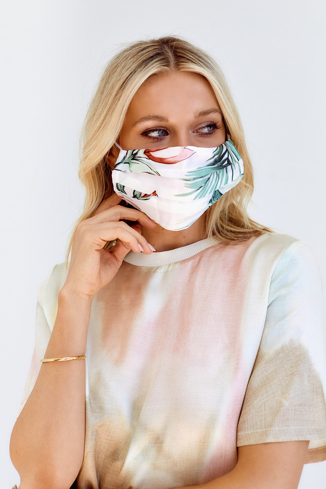 Floral Printed Face Mask
